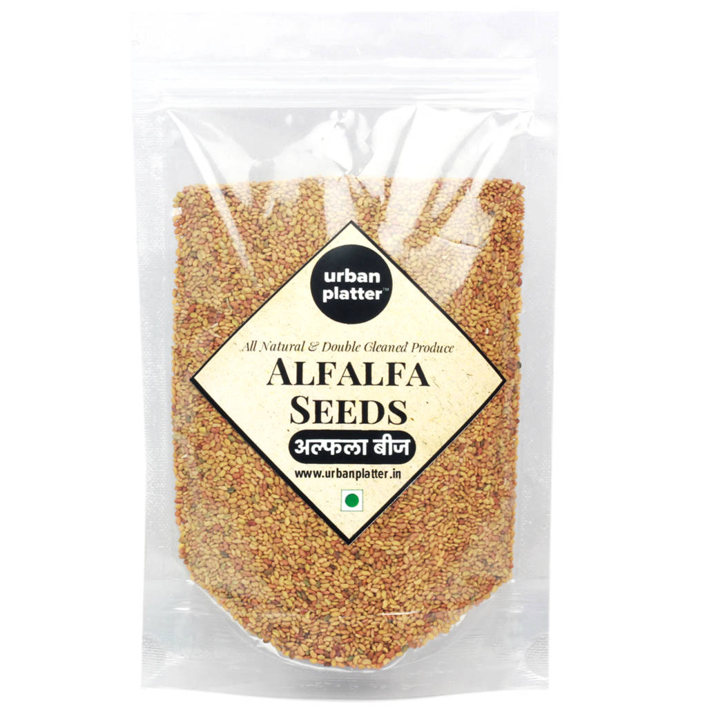 Urban Platter Alfalfa Seeds 500g Premium Quality High In Iron And