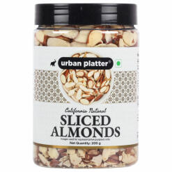 Urban Platter Sliced California Almonds, 200g Almonds Urban Platter