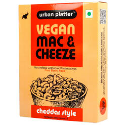 Urban Platter Vegan Mac & Cheeze, Cheddar Style, 200g / 7oz [Plant-based Cheese Sauce, No Added Colours or Preservatives] Cheese Urban Platter
