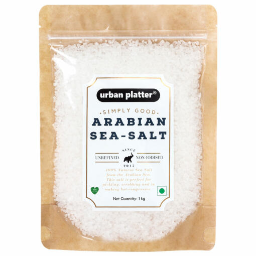 Urban Platter Arabian Sea Salt Flakes, 1Kg Daily Use Urban Platter