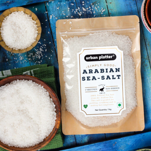 Urban Platter Arabian Sea Salt Flakes, 1Kg Daily Use Urban Platter 5