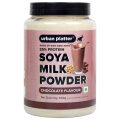 Urban Platter Soya Milk Powder-Chocolate Flavour, 500g  [Plant-Based / Vegan Milk Alternative, Non-GMO & 25% Protein] Soy Milk Urban Platter
