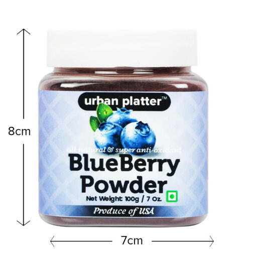 Urban Platter Blueberry Powder, 100g Berry Power Urban Platter 5
