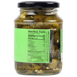 Urban Platter Sliced Jalapenos, 340g [ Tangy & Spicy. Great Topping for Pizza, Tacos, Nachos. ]