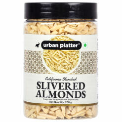 Urban Platter Blanched Slivered California Almonds, 200g Almonds Urban Platter