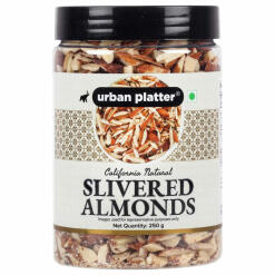 Urban Platter Natural Slivered Almonds, 250g Almonds Urban Platter