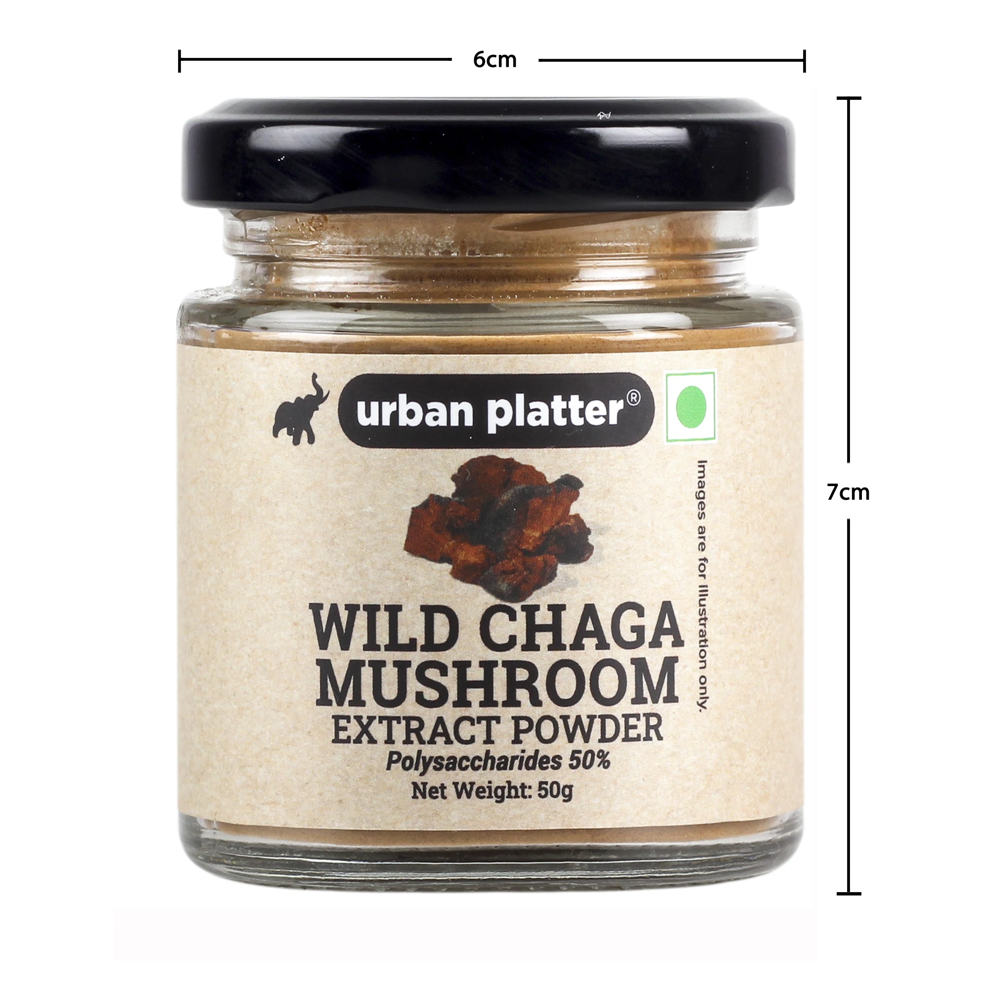 Urban　Obliquus]　Urban　Wild　Powder,　[Innontous　Platter　–　Chaga　Platter　Mushroom　Extract　50g　1.76oz