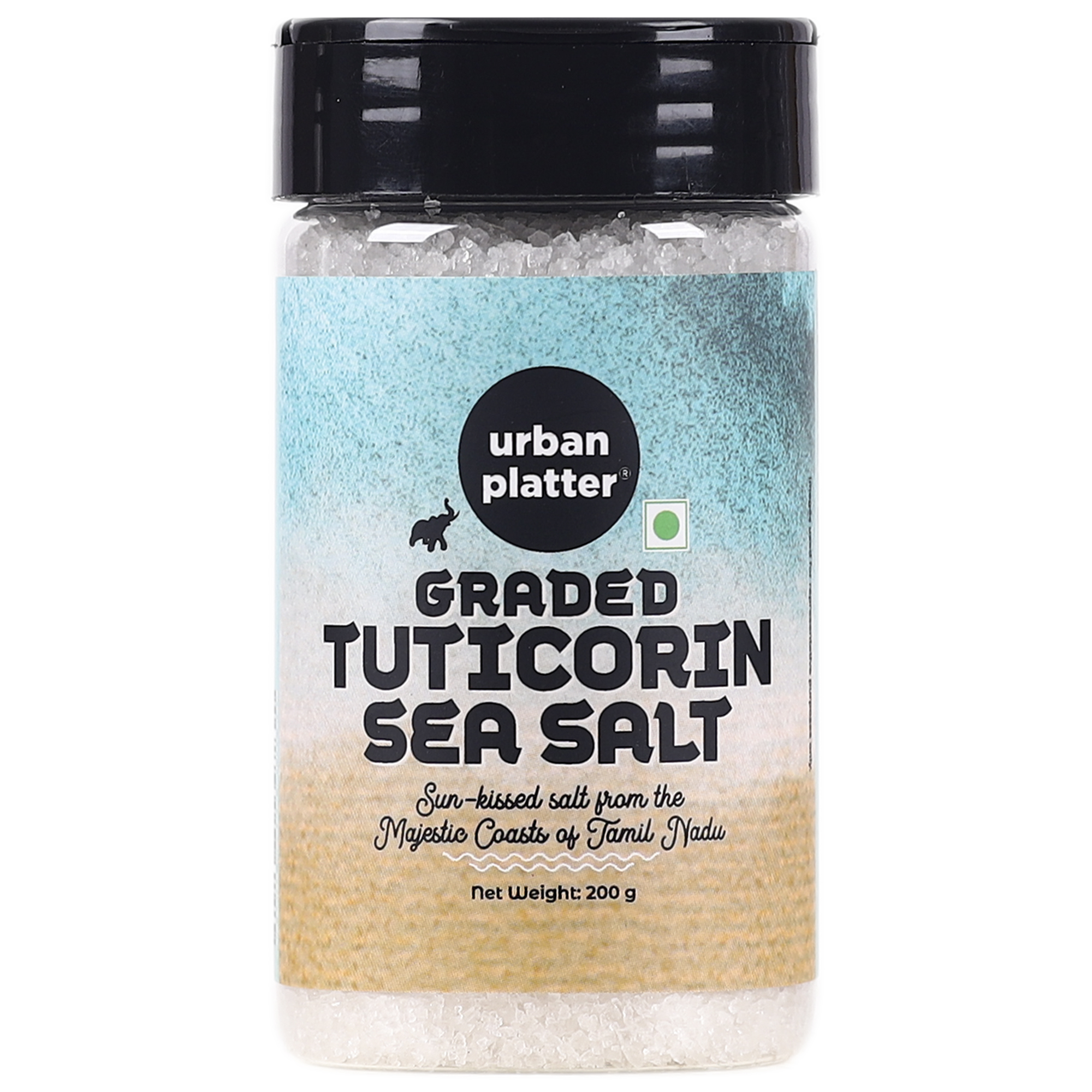 Urban Platter Mediterranean Coarse Sea Salt, 1Kg [Product of Greece,  Sun-dried, Perfect for Seasoning & A Great Finishing Salt] – Urban Platter