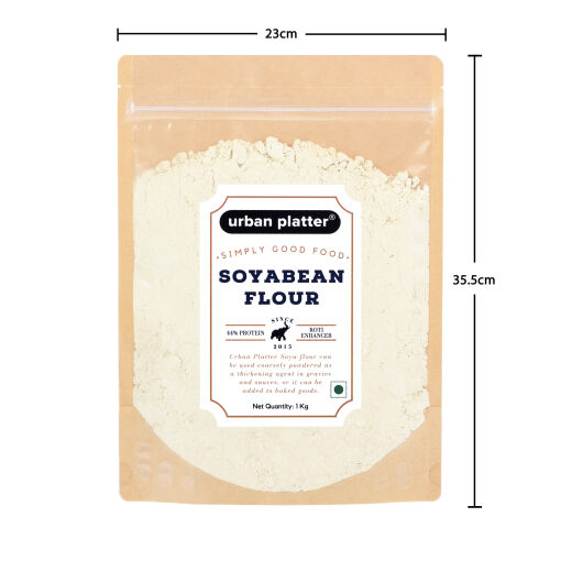 Urban Platter Soya Bean Flour, 1Kg [44% Protein Content, Vegan, Roti & Chapati Enhancer] Flours Urban Platter 6