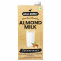 Urban Platter Unsweetened Almond Milk, 1 Litre [Barista-Grade, Lactose-Free, Plant-Based / Vegan Milk Alternative] Almond Milk Urban Platter
