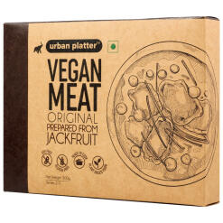 Urban Platter Vegan Meat (Jackfruit), Original, 300g / 10.5oz [MockMeat, Ready to Cook, Plant-Based Protein] Jackfruit Urban Platter