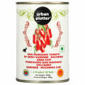 Urban Platter San Marzano Whole Peeled Tomatoes in Tomato Juice, 400g / 14oz [Drained Weight 260g, DOP, Tomates pelles dans le jus, Product of Italy] Canned Food Urban Platter