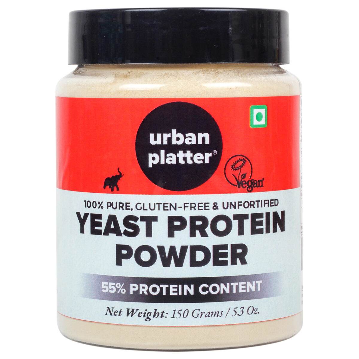 Urban Platter Unfortified Yeast Protein Powder, 150g / 5.3oz [Nutritional, Gluten-Free, 55% Protein] Super Foods Urban Platter