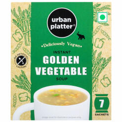 Urban Platter Vegan Instant Golden Vegetable Cup Soup, 112g (7 Sachets) Soups Urban Platter