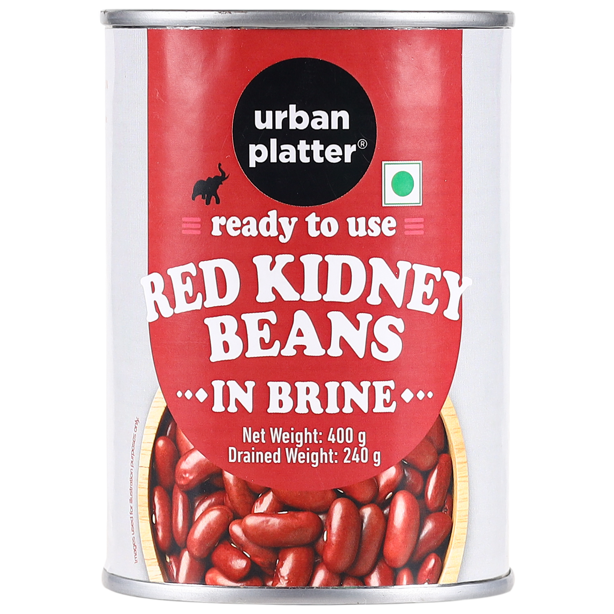 Buy Urban Platter Red Kidney Beans (Rajma) in Brine 400g Online at Best  Price Urban Platter