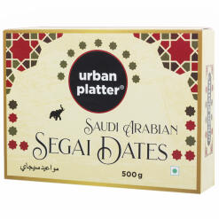 Urban Platter Saudi Arabian Segai Dates, 500g Dates Urban Platter