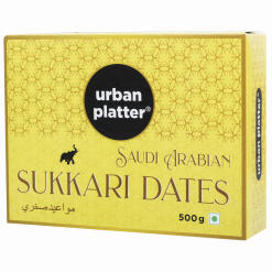 Urban Platter Saudi Arabian Sukkari Dates, 500g Dates Urban Platter
