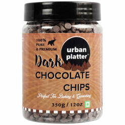 Urban Platter Dark Chocolate Chips, 350g Choco Chips Urban Platter