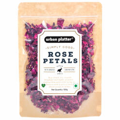 Urban Platter Sun Dried Rose Petals, 100g Condiment Urban Platter
