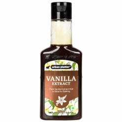 Urban Platter Premium Vanilla Extract, 100ml (Made with Real Indian Vanilla, Perfect for Baking, Alcohol-free) Vanilla Urban Platter