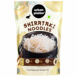 Urban Platter Shirataki Noodles, 270g [Keto-friendly; Low-Carb, Fat-free, Gluten-free; Ultra-low Calorie Konjac Miracle Noodles] Oriental Urban Platter