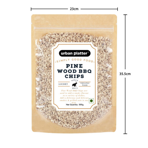 Urban Platter Pine Wood BBQ Chips, 500g [Gourmet Cooking Chips]
