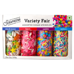 Serapheena Variety Fair Sugar Sprinkles, 100g