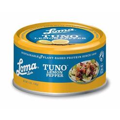 Loma Linda Vegan TUNO (TUNA) in Lemon Pepper, 142g (Plant based, Non GMO)