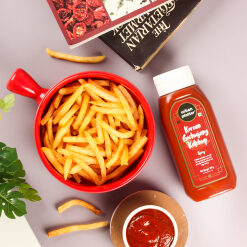 Urban Platter Korean Gochujang Ketchup, 500g (Sweet & Spicy Korean Inspired Ketchup with Real Gochujang, Enjoy with fries, burgers or appetizers, Perfect condiment for Asian Food)