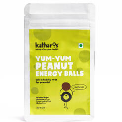 Yum-Yum Peanut Energy Balls: Delicious & Healthy Laddoo Made with Nuts & Seeds | High in Protein | No Added Sugar. Naturally Sweetened with Dates | Oil-free | Gluten-Free | Dairy-Free (100 g)