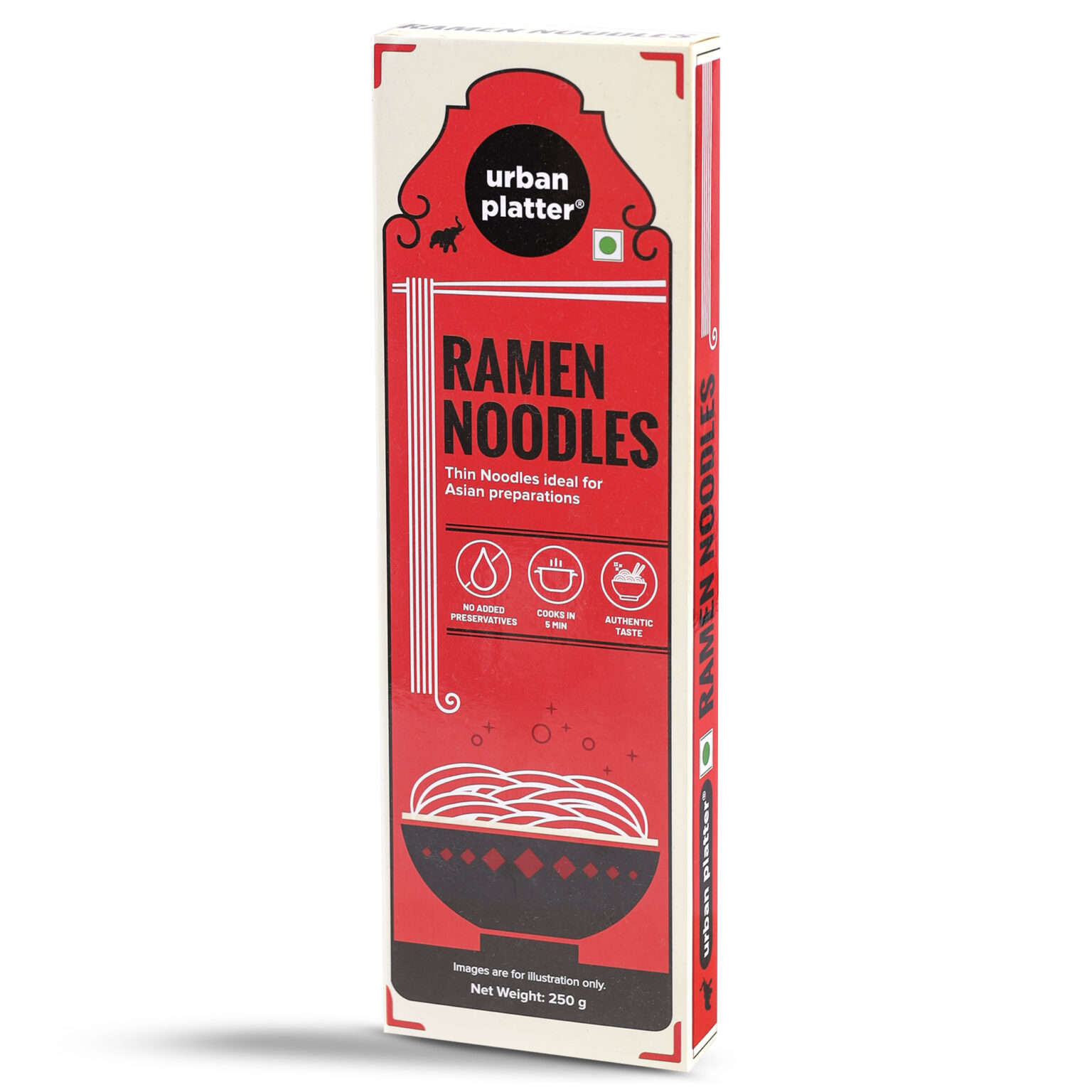 Urban Platter Instant Spicy Korean Ramen Noodles, 120g (Korean Style ...