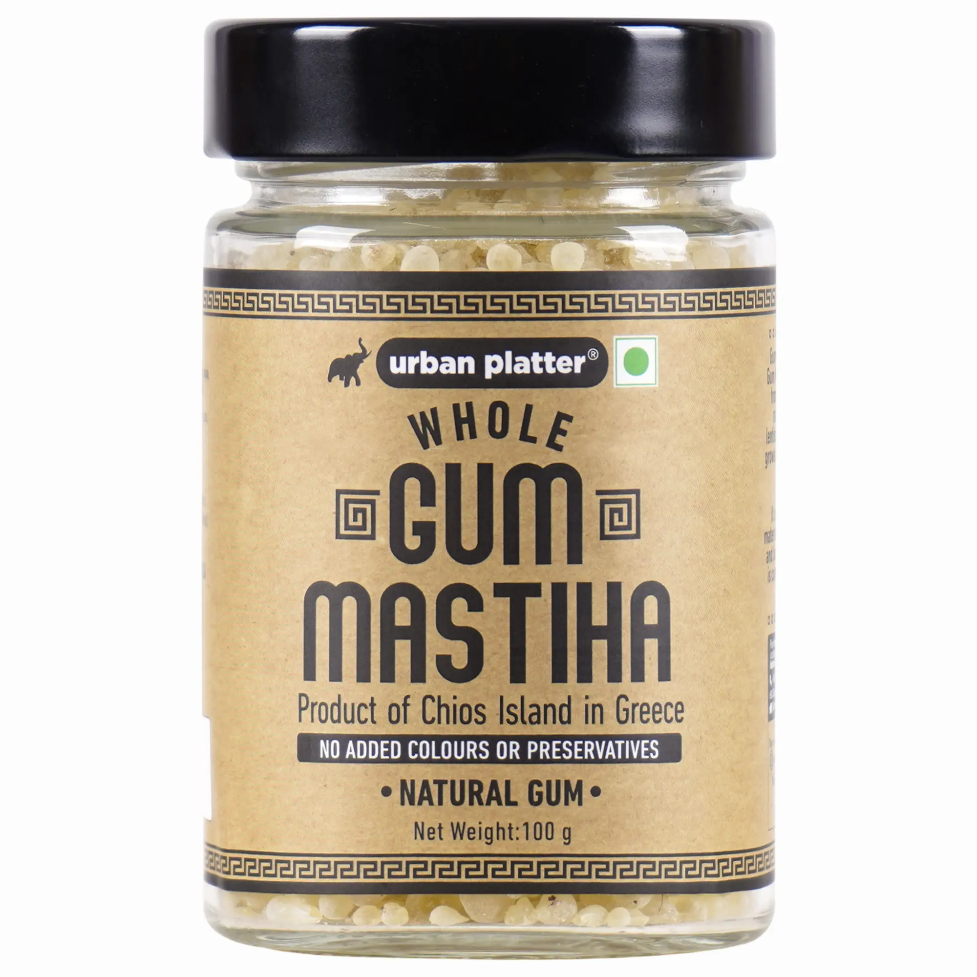 Urban Platter Whole Gum Mastiha, 100g (Mastic Gum / Mastiha of Chios Island  from Greece; Pistacia Lentiscus, Natural Chewing Gum
