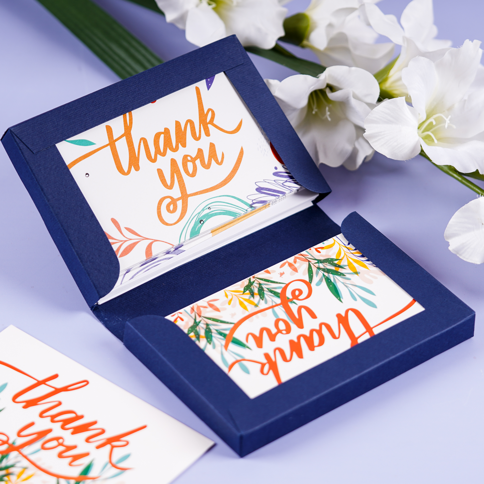 Urban Platter Colorful Card Paper Thank You Greeting Card (Greeting Card  for Loved Ones, Perfect for Gifting, 4 Styles in Card Paper