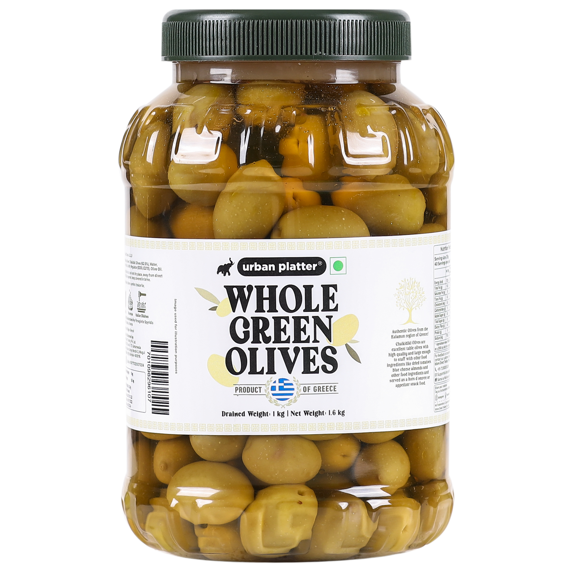 Organic Lemon, Thyme & Black Pepper1kg Olives - The Real Olive Company