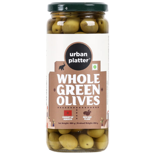 Buy Whole Green Olives Online at Best Price - Urban Platter