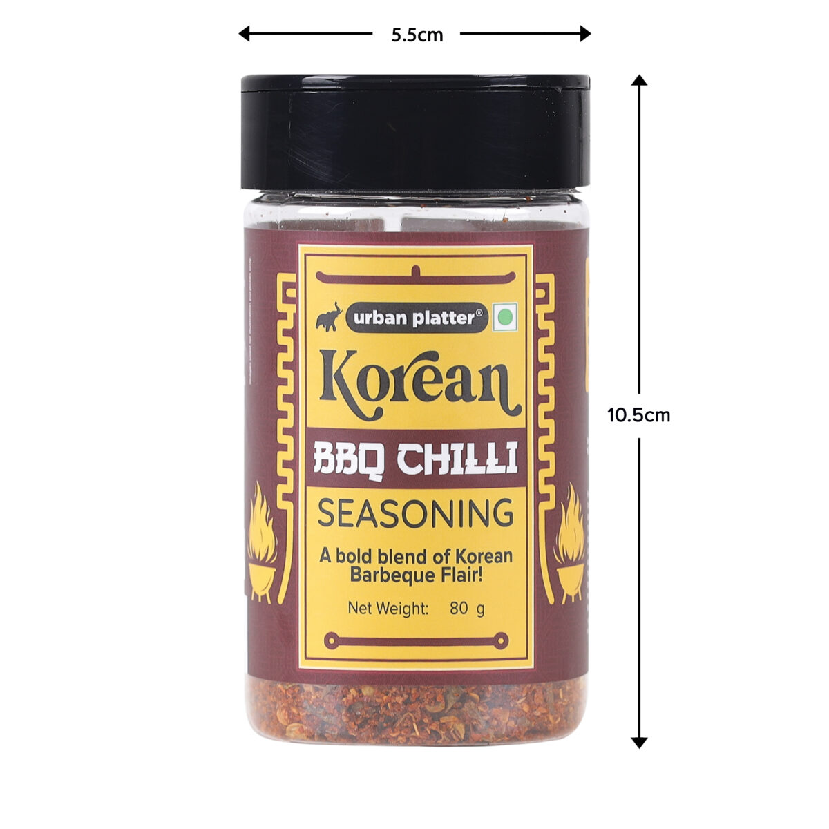 Urban Platter Korean Barbeque Chilli Seasoning 80g Korean Barbeque Flavour BBQ Chilli Powder Spicy and Smoky Korean Spice Urban Platter